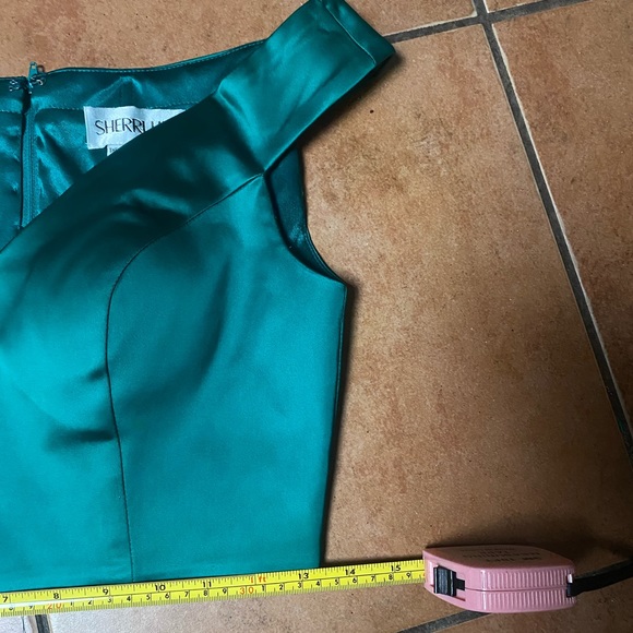Sherry Hill Emerald Green Two Piece Dress